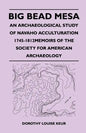 Big Bead Mesa - An Archaeological Study of Navaho Acculturation 1745-1812memoirs of the Society for American Archaeology - Paperback