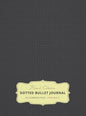 Large 8.5 x 11 Dotted Bullet Journal (Gray #2) Hardcover - 245 Numbered Pages - Hardcover