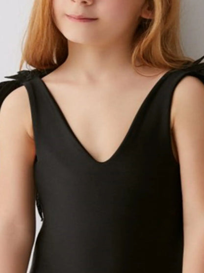 Backless Wide Strap Parent-Child Swimwear