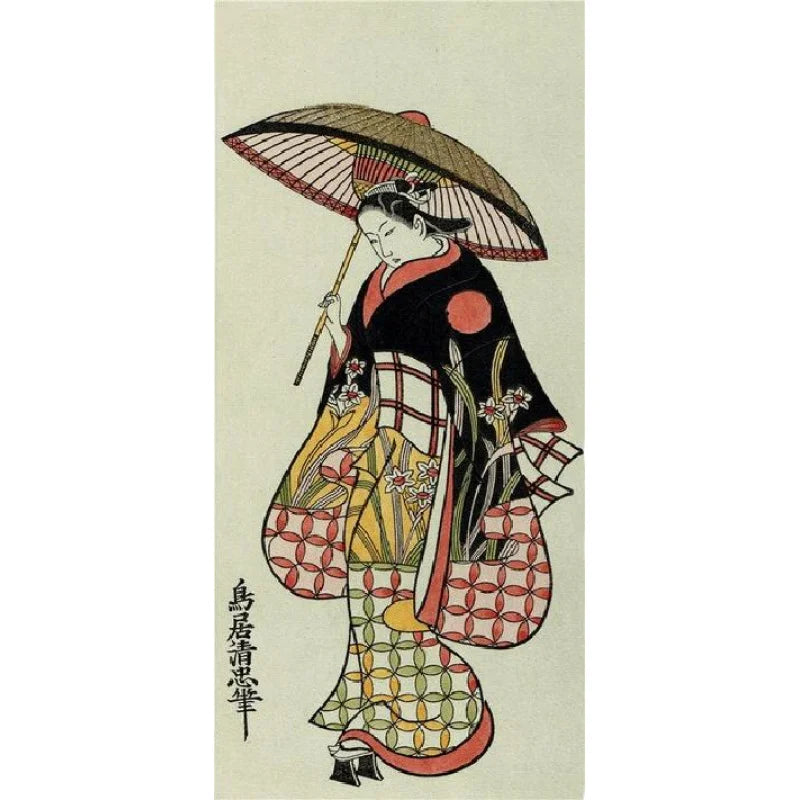 1 Piece Replica of Old Japanese Anime Canvas Art Ready to Hang with Wooden Frame| Wall Scroll Poster for Living Room Decoration