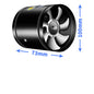 Cylinder Rental Oil Fume Extraction Exhaust Odor Ventilation Fan