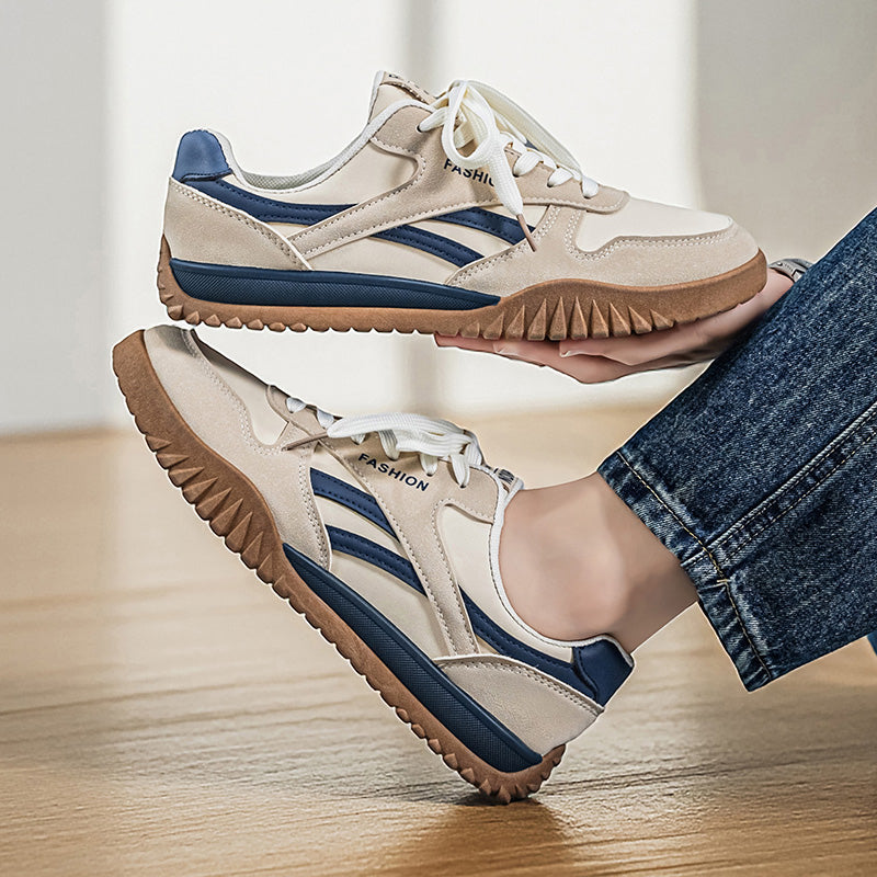 New Men's Retro Casual Skate Shoes, Breathable Versatile German Training Sneakers For Men