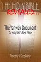 The Yahweh Document: The Holy Bible's First Edition - Paperback