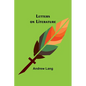 Letters on Literature - Paperback