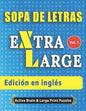 Sopa de Letras - Edición en inglés - Paperback