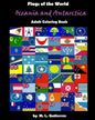 Flags of the World Series (Oceania and Antartica), adult coloring book - Paperback