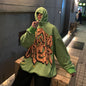 Men's Loose Hooded Couple's Plus Size Coat Hip Hop Sweater