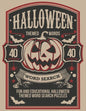 Halloween Themed Word Search Book: 50 Halloween Themed Word Search Activities for Everyone - Paperback