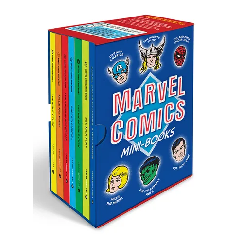 Marvel Comics Mini-Books Collectible Boxed Set: A History and Facsimiles of Marvel's Smallest Comic Books - Hardcover