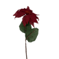 30-Inch Red Burlap Pointsettia Stem