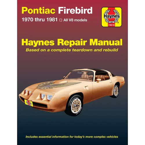 Pontiac Firebird, Trans Am, Formula & Esprit 1970-81 - Paperback