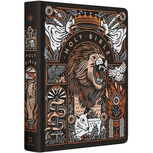 ESV Journaling Study Bible, Artist Series (Hardcover, Joshua Noom, the Lion and the Lamb) - Hardcover