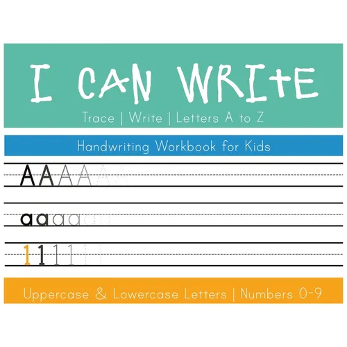 I Can Write: Uppercase and Lowercase Letter Handwriting Workbook - Paperback