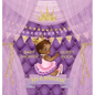 It's a Princess: Baby Shower Guest Book with African American Royal Black Girl Purple Theme, Wishes and Advice for Baby, Personalized with Guest Sign - Hardcover