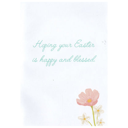 Floral Cross Easter Card