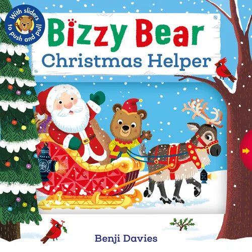 Bizzy Bear: Christmas Helper: (Interactive Holiday Board Book for Toddlers - With Sturdy Tabs and Slides to Push and Pull) - Board Book