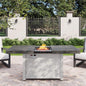 Alora Premium 50K BTU Rectangle Outdoor Aluminum Fire Pit Table (SAK70248)