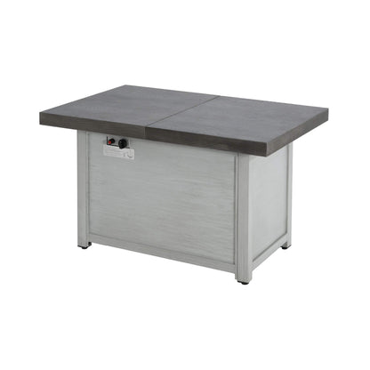 Alora Premium 50K BTU Rectangle Outdoor Aluminum Fire Pit Table (SAK70248)