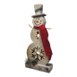 Lighted Log-Style Snowman Figurine - Tree