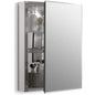Aluminum Single Medicine Cabinet with Mirror Door