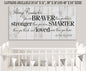 Always Remember You Are Braver - Canvas