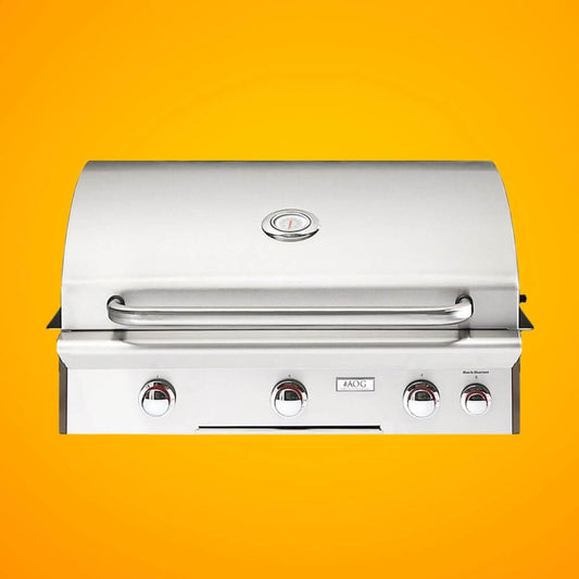 American Outdoor Grill L-Series 30-Inch 3-Burner Built-In Natural Gas Grill W/ Rotisserie Kit [30NBL] (SAK57636)
