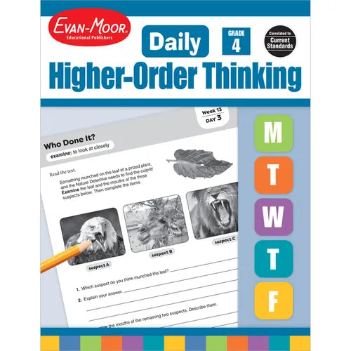 Daily Higher-Order Thinking, Grade 4 Teacher Edition - Paperback
