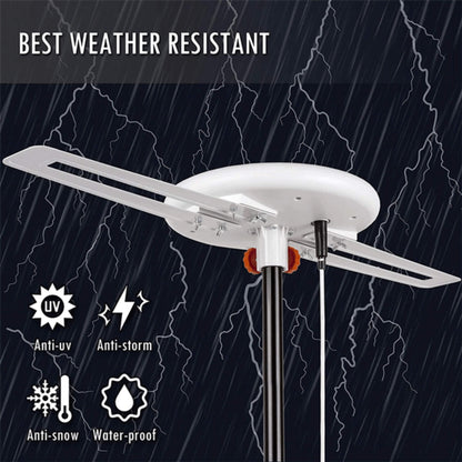Amplified Outdoor Long Range Omni Directional Digital HDTV Antenna, 150 Miles (SAK91588)