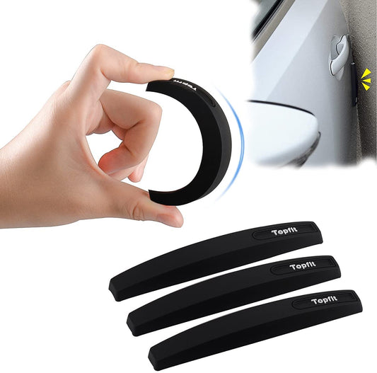 Rubber Door Edge Guards for Tesla | Universal Fit | 3M Adhesive | Heat & Cold Resistant
