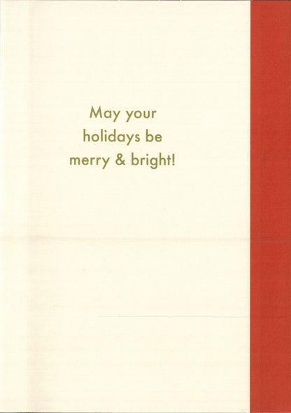 Dot Tree Christmas Card - Single