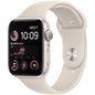 Apple Watch SE 2nd Gen 40mm GPS Starlight with S/M Starlight Sports Band (Refurbished)
