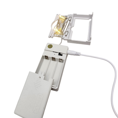 Super Bright Yellow 24 LED Light String for Villages