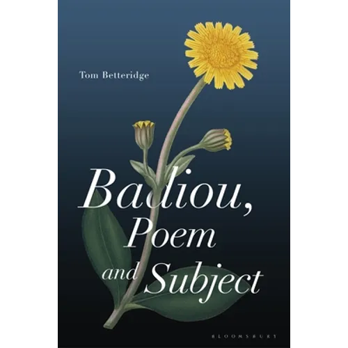 Badiou, Poem and Subject - Paperback