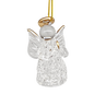 Spun Glass Angel Ornaments with Praying Gesture