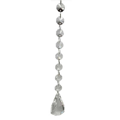 Glass Look Acrylic Jewel Ornament -