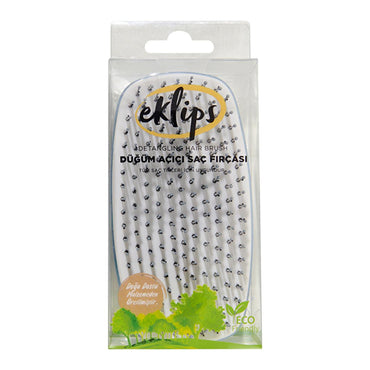 Eklips Detangling Hair Brush: Effortlessly Remove Knots, Gentle Scalp Massage, Travel-Friendly & Eco-Friendly