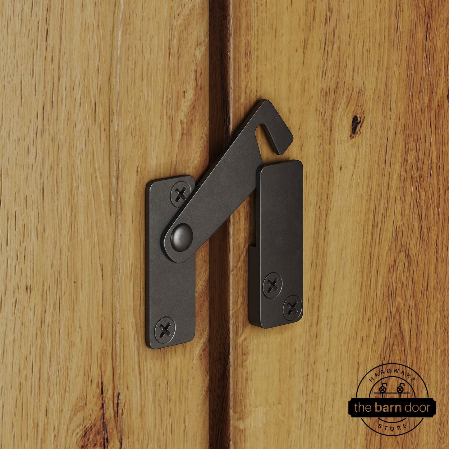 Barn Door Biparting Privacy Latch