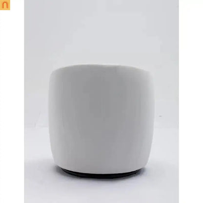 Accent Chair Barrel Swivel Velvet White 360 Degree 250 lb 25in