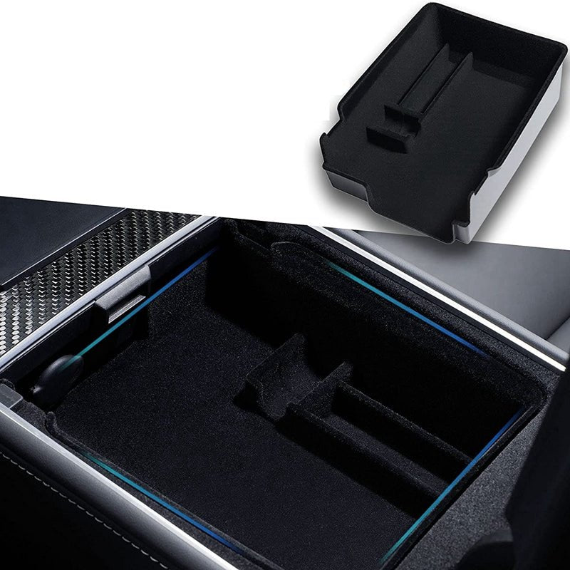 TESERY Armrest Organizer Console Tray for Model 3 / Model Y