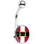 Christmas Santa Suit Belly Ring