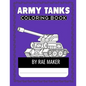 Army Tanks Coloring Books - Paperback