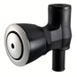 Attwood 90 P-Trap Fuel Tank Vent - Flush Mount - Black w/Stainless Steel Vent Head