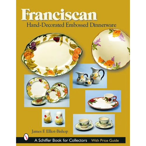Franciscan Hand-Decorated Embossed Dinnerware - Hardcover