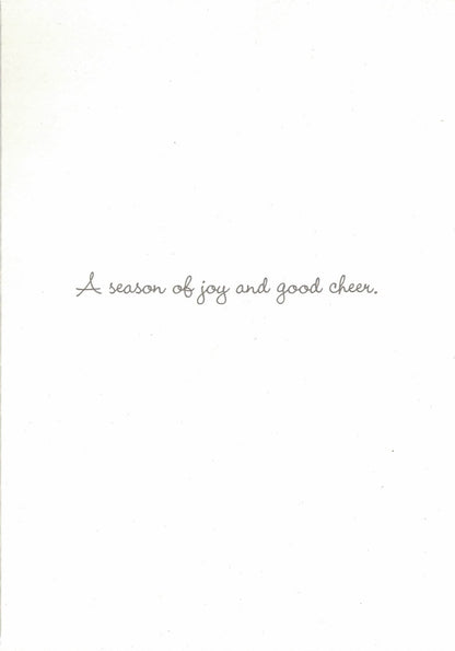 Handmade Christmas Card - Baubel