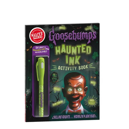 Goosebumps Haunted Ink Activity Book - Hardcover