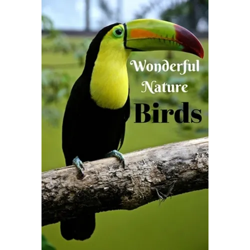 Wonderful Nature Birds: Picture book gift for seniors with Dementia or patients with Alzheimer's. 40 full color photographs of birds, with nam - Paperback