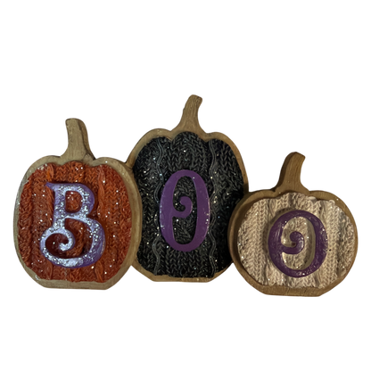 Boo Shelf Sitter Sign