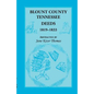 Blount County, Tennessee Deeds 1819-1833 - Paperback