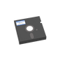Floppy Disk 5.25 B Drive - Desktop Computer - Custom Printed - Made Using LEGO® Parts