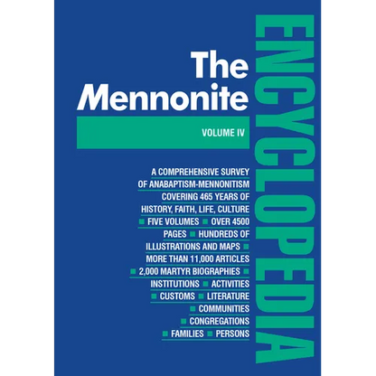 Mennonite Encyclopedia/ Vol 4: Volume 4 - Hardcover